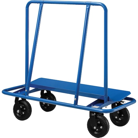Global Industrial Sheet Rock Drywall Cart 8 No Flat Wheels 2400 Lb. Capacity, 47-1/2L x 21-1/2W x 46-1/4H 800258